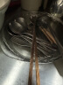拾画原木鸡翅木加长火锅筷子公筷 家用酒店无漆无蜡筷子2双装32cm 实拍图