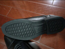 强人商务正装鞋男际华3515品质头层牛皮单皮鞋 套脚三接头皮鞋 黑 39 实拍图