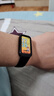 十闪 适用华为手环8表带手环band10/9/8NFC标准版腕带通用智能运动华为手环硅胶8/9/10代表带 午夜蓝 实拍图