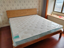 林氏家居全实木床双人床1.8米1.5米可选主卧室大床原木风床架单人床PK13A 【高铺|床铺板】床+零胶椰棕床垫+床头柜*1 1.8米x2米 实拍图