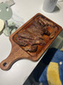 onlycook食品级硅胶牛排夹子 不锈钢手柄烤肉夹 带支架可立食品夹 黑色 实拍图