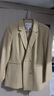 尚都比拉职业通勤西服女春秋气质百搭外套易打理高级感小西装 治愈黄 S  实拍图