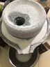 洛滑家用石磨农村老式复古手动推磨面麻石磨盘迷你小型磨五谷杂粮石碾 25*35标配 新款升级加厚【家用磨浆】 实拍图