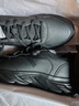 安踏男鞋运动鞋子男士冬季款皮面防泼水软底轻便减震保暖跑步徒步鞋 【爆款推荐皮面防泼水神器】黑武士-4 39 码 实拍图
