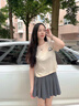 班尼路（Baleno）100%纯棉短款短袖t恤打底衫女2025夏季女装新款甜美可爱内搭衣服 实拍图