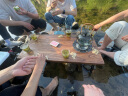 火枫（FIRE-MAPLE）户外炉丁烷扁气罐防爆高山气罐分体野营炉高原气瓶补充燃气罐 G2火枫高山罐*4 【净含量230g】 实拍图