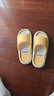 果洛菲（GUOLUOFEI）亚麻拖鞋男女款四季情侣室内防滑棉麻布地板凉拖  黄色 38-39 实拍图
