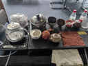 合成乌金石茶盘套装全自动上水一体石茶盘整套办公家用茶台茶盘 120*37长窗花+玻璃茶炉 分离式 实拍图