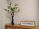小野七天侘寂风陶瓷花瓶摆件客厅插花玄关电视柜绿植轻奢高级感软装饰黑色 实拍图