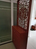尚华仕屏风隔断柜2024新款中式客厅遮挡入户门玄关柜进门鞋柜一体隔断柜 送货上门包安装 镂空雕花中式福 高200宽90 实拍图