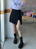 萝美酱白色蓬蓬裙女夏季新款仙女a字半身裙双层小个子蕾丝蛋糕裙子春秋 常规 白色【身高164cm以下】 M 【建议95-110斤】 实拍图