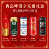 青岛啤酒（TsingTao）全家福礼盒年货节送礼5款精选啤酒分享喜庆 355ml*2瓶+ 500mL 8罐 礼盒装 实拍图