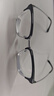 依视路（ESSILOR） 新款商务男镜架时尚潮流镜框女配依视路镜片近视定制眼镜 钛+金属-半框-4017BK-黑色 镜框+依视路膜岩非球面1.67现片 实拍图