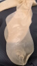JOHUAN长筒蕾丝性感丝袜女超薄过膝高筒袜打底丝袜性感诱惑 （灰+肤）羽毛花边 均码 （建议80-120斤穿） 实拍图