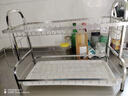 四方食事厨房碗碟置物架不锈钢沥水碗架台面放碗筷柜盘勺用具收纳架子 【优质不锈钢】双层53cm套装 实拍图