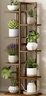 丝竹阁花架置物架阳台落地式创意客厅多肉实木多层网红花盆靠墙绿萝架子 茶色-七层【全楠竹 承重强】 实拍图