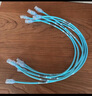 PANDUIT 泛达超六类细网线CAT6A类跳线家用电脑宽带POE监控万兆高速成品线 冰湖蓝 2米 实拍图
