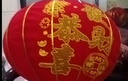 倍欢喜大红灯笼大门挂的2025电子led灯春节过年元旦装饰新年绒布室外 【一对装】80#富贵吉祥+送LED灯 一对装 实拍图