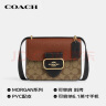 蔻驰（COACH）【官方直供】女士MORGAN系列老花拼接单肩斜挎包马鞍包CL462IME7V 实拍图
