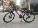永久（FOREVER）山地车自行车成人男女青少年学生铝合金单车上班代步公路越野赛车 【钢架】顶配版-紫蓝辐条轮 26寸21速【升级款155-185cm】 实拍图