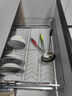 海蒂司【加粗加深双排碗位】拉篮304不锈钢厨房碗篮厨柜拉蓝阻尼碗碟篮 720柜体【双排碗架加深款】 实拍图