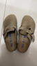 BIRKENSTOCK勃肯德国进口男女款涂油皮软底复古Boston包头拖鞋 棕色窄版1019484 36 实拍图