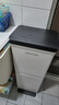 美易天欧本双层垃圾分类垃圾桶家用厨房垃圾桶带盖大号厨余脚踏塑料拉圾 按压式 +上层分类隔板 30L 实拍图