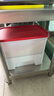 特百惠（Tupperware） 轻巧米满福米仓大容量米桶家用储藏防潮防虫密封定量抽取 5kg（红色） 实拍图