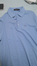 雅戈尔（YOUNGOR）短袖POLO衫男翻领舒爽透气棉手感舒适POLO衫 VSPC533066ICA浅蓝色 S 实拍图