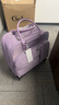 Goby果比拉杆包小型轻便登机箱电脑手提包两用防水旅游箱多口袋行李箱 霞光紫【推荐新色】 16英寸可登机(带电脑夹层） 实拍图