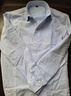 凡客诚品（VANCL）长袖衬衫男全棉领尖扣牛津纺商务休闲经典舒适衬衫 藏青 M 实拍图
