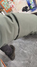 京东京造羽绒服男鸭绒加厚防寒工装面包服短款冬季外套衣服 橄榄绿 L 实拍图