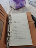 法拉蒙 faramon 活页笔记本子文具A6商务办公记事本小号活页本可随身携带皮面日记本 A6-黑色 实拍图