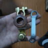 拥辉车品纯铜汽车电瓶断电开关负极开关正负通用防漏电开关接头卡子总闸刀 全铜（包括螺丝垫片）大号正负通用16-19mm 实拍图