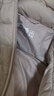 坦博尔轻薄羽绒服女短款连帽百搭休闲秋冬女士外套 珍珠月米 L(170) 实拍图