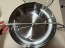 凌丰炒锅316L不锈钢炒菜锅无涂层深煎锅多功能锅电磁炉燃气灶通用 实拍图