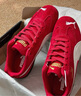彪马（PUMA）ROSE朴彩英同款SPEEDCAT薄底T头鞋男女红色休闲鞋 406329 烈焰红-02 39 实拍图