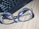 悦家（YourGa） 悦家湿房镜防蓝光防护镜缓解眼睛干涩加水湿润防眼干润房型眼镜 灰色大号配无度数镜片 实拍图