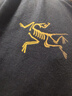 ARC'TERYX始祖鸟 KRAGG COTTON LOGO SS 透气 男子 棉质短袖T恤 24K BLACK/黑色 XL 实拍图