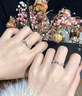 中国黄金（CHINA GOLD）如初情侣戒指男女新款一对足银戒指求婚生日送老婆618送女友礼物 【京速达】如初情侣对戒 -足银【中金礼盒】 实拍图