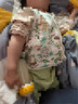 舒贝怡2件装儿童马甲春秋婴儿衣服背心男女宝宝坎肩马夹上衣 白色80CM 实拍图