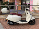 嘉陵嘉乐150复古文艺两轮踏板摩托车国四电喷家用代步燃油可上牌男女 白色【送豪华密码锁尾箱】高配版 实拍图
