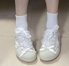 OLD ORDER【王安宇同款】蕾丝厚底德训鞋女夏季新款休闲透气小白鞋子 茉莉奶白 38 偏大往小一码选 实拍图