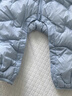 巴拉巴拉童装婴儿连体羽绒服轻薄羽绒服宝宝衣服2025冬装抱衣爬服男童女童 蓝色小熊-白鸭绒 100 cm-充绒量53g 实拍图