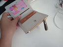 布简单 女短款学生钱包 韩版可爱小清新折叠迷你潮个性零钱包 浅粉 实拍图