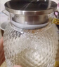 苏氏陶瓷（SUSHI CERAMICS）耐热玻璃壶果汁壶花茶壶米粒锤纹凉水壶家用大容量水壶1500ml 实拍图