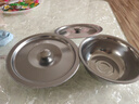 不锈钢猪油盆带盖调料盆洗菜盆厨房和面打蛋盆子猪油罐储油缸子 18cm不锈钢盆+盖子【两套】 实拍图
