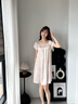 上海故事真丝睡衣女6A级100%桑蚕丝家居服可外穿丝绸睡裙娃娃衫生日礼物 [新色]淡雅花枝 [礼盒装] L （推荐105-130斤） 实拍图