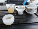 高茗羊脂玉瓷琉璃功夫茶具套装2024新款轻奢高档家用精品高端茶杯一套 烟雨套装【高端礼盒】 9头 实拍图
