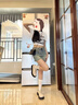 瑜尚臻品 美式高腰a字牛仔短裙女夏季新款显瘦裙裤辣妹短款紧身包臀半身裙 牛仔短裙【复古蓝 m】 常规 实拍图